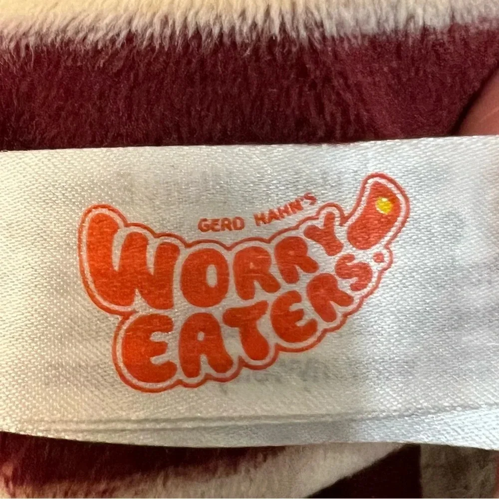 Gerd Hahn's Worry Eaters Flint Pirate Stuffed Plush Zipper Mouth Pouch Toy.‎ OS.